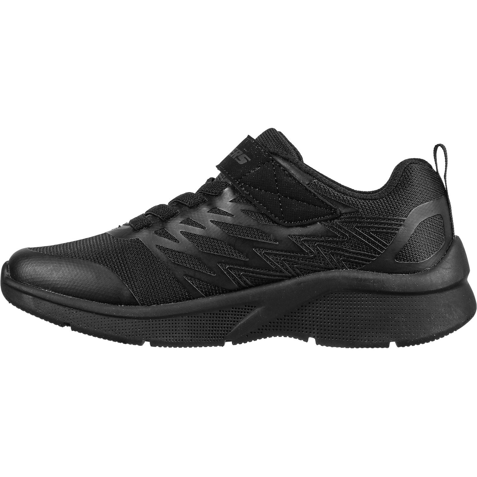 Skechers Microspec Texlor Synthetic Boys's Black Trainers