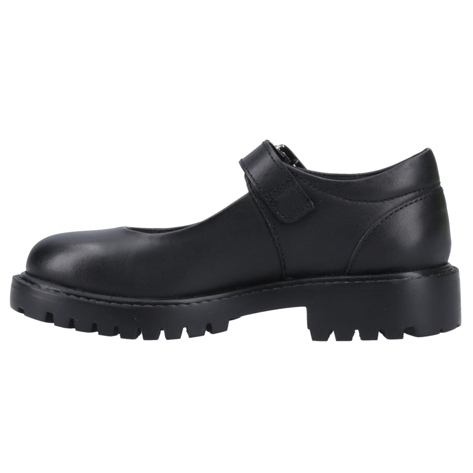 Hush Puppies Aurora Junior Leather Girl's Black Shoes