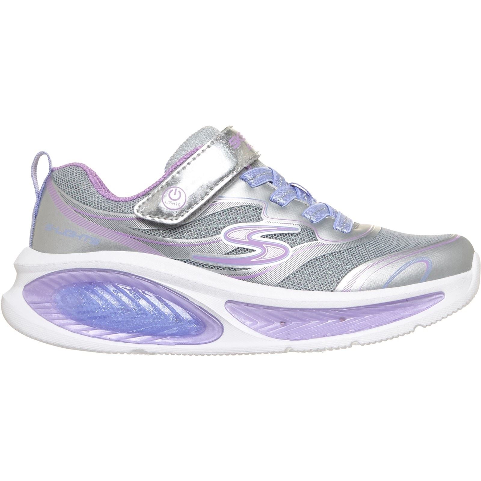 Skechers Cosmic Glow 2.0 Girl's Silver/Sparkle/Multi Trainers