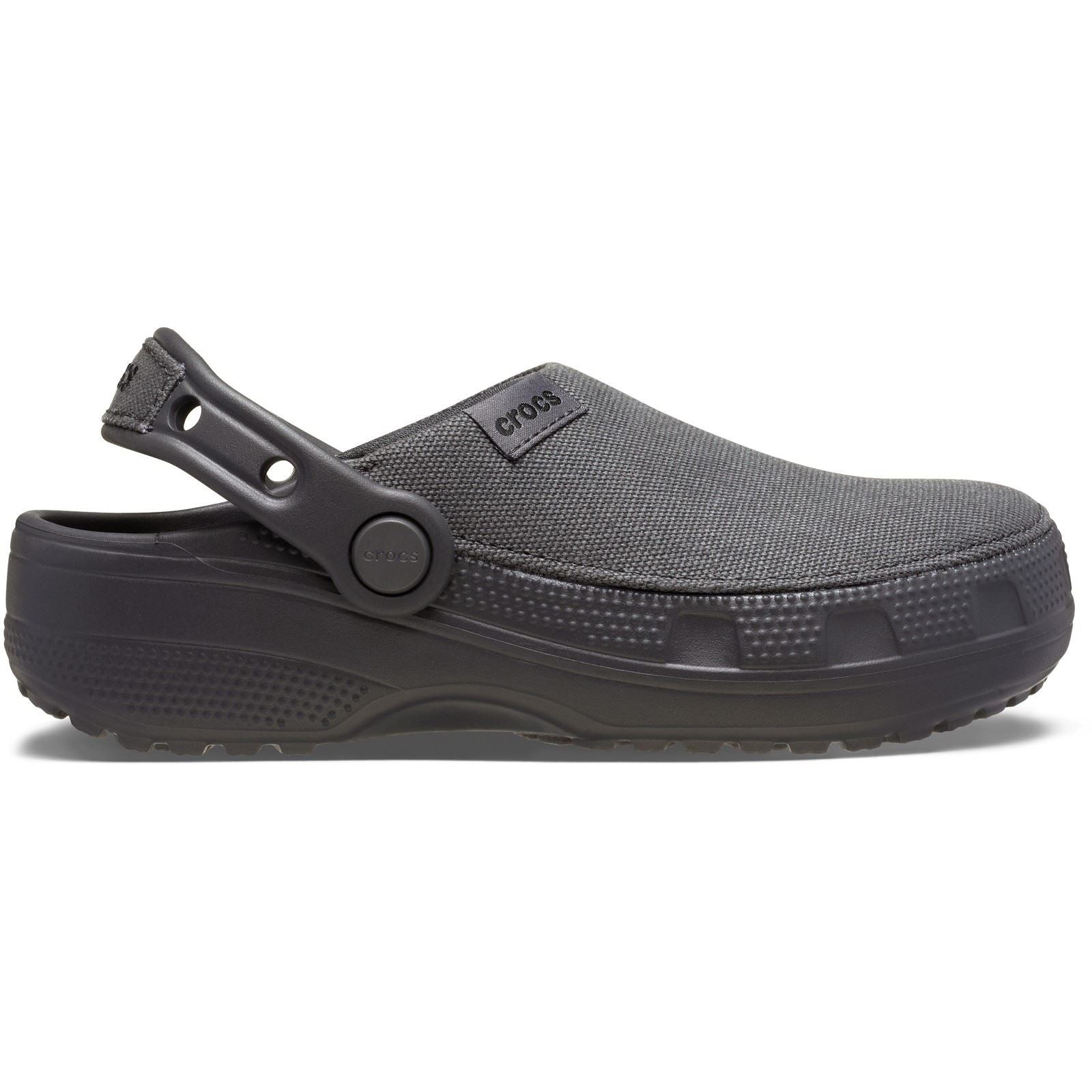 Crocs Classic Crafted Textile Blend Unisex Kid's Black Clogs