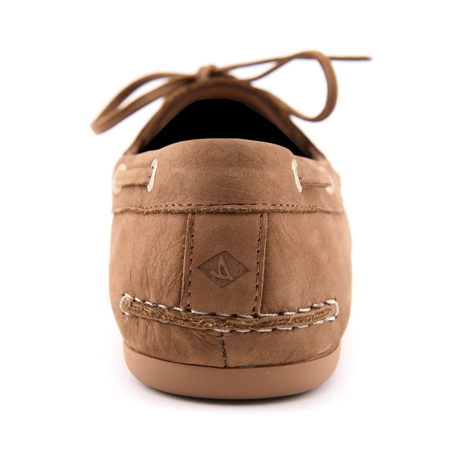 Sperry Slim Leather Women's Tan Boat Shoes