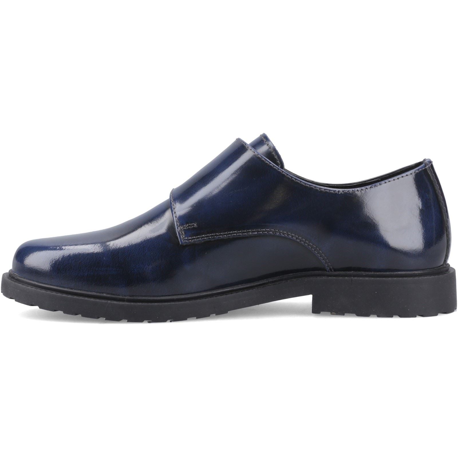 Hush Puppies Verity Hi-Shine Leather Women's Navy Shoes