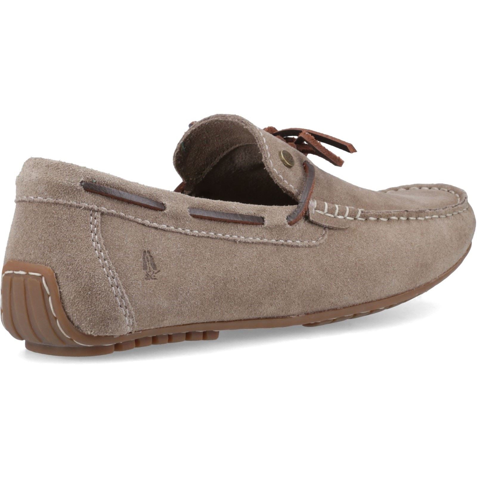 Hush Puppies Reuben Suede Men's Taupe Boat Shoes