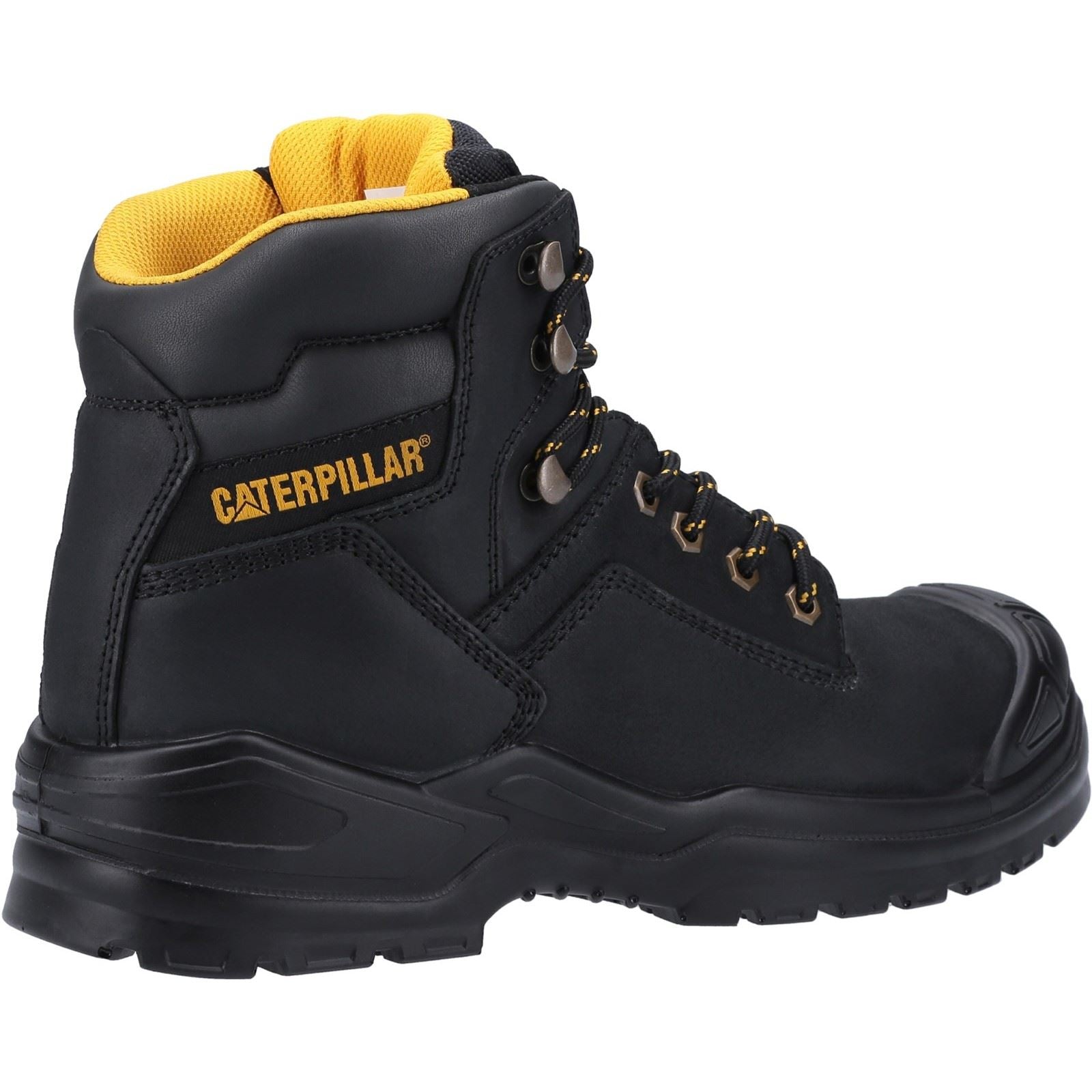 Caterpillar Striver Mid S3 Leather Black Safety Boots