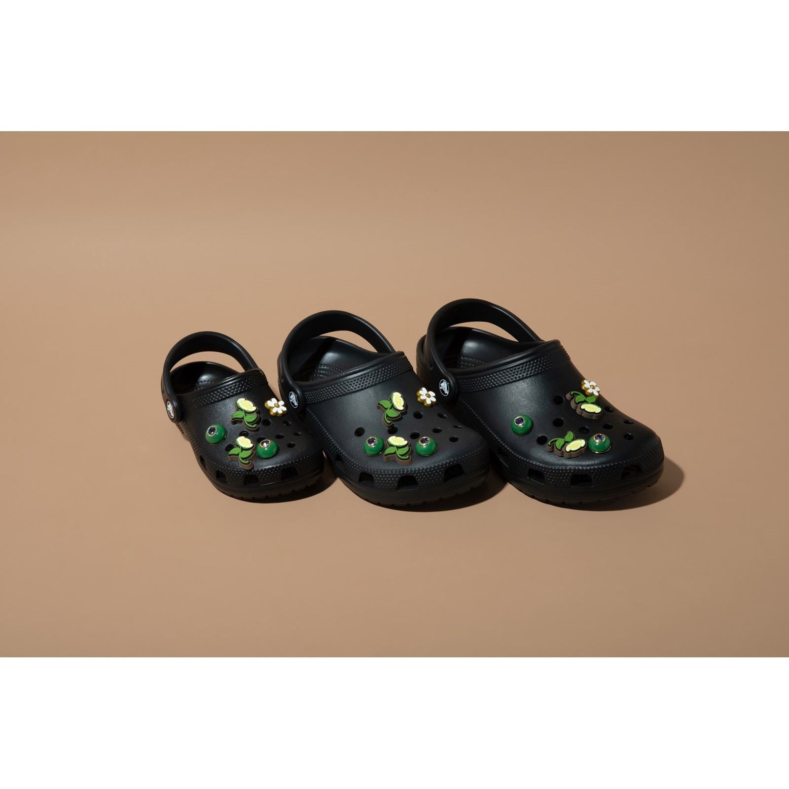 Crocs Toddler Classic Croslite Rubber Black Clogs