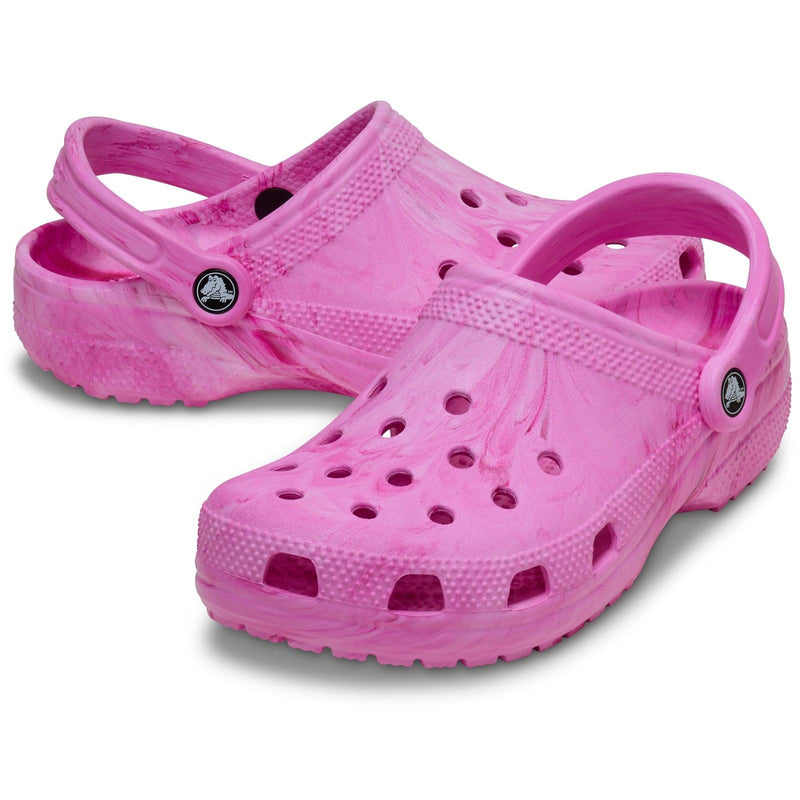 Crocs Classic Marbled Clog Synthetic Pink/Multi Clogs