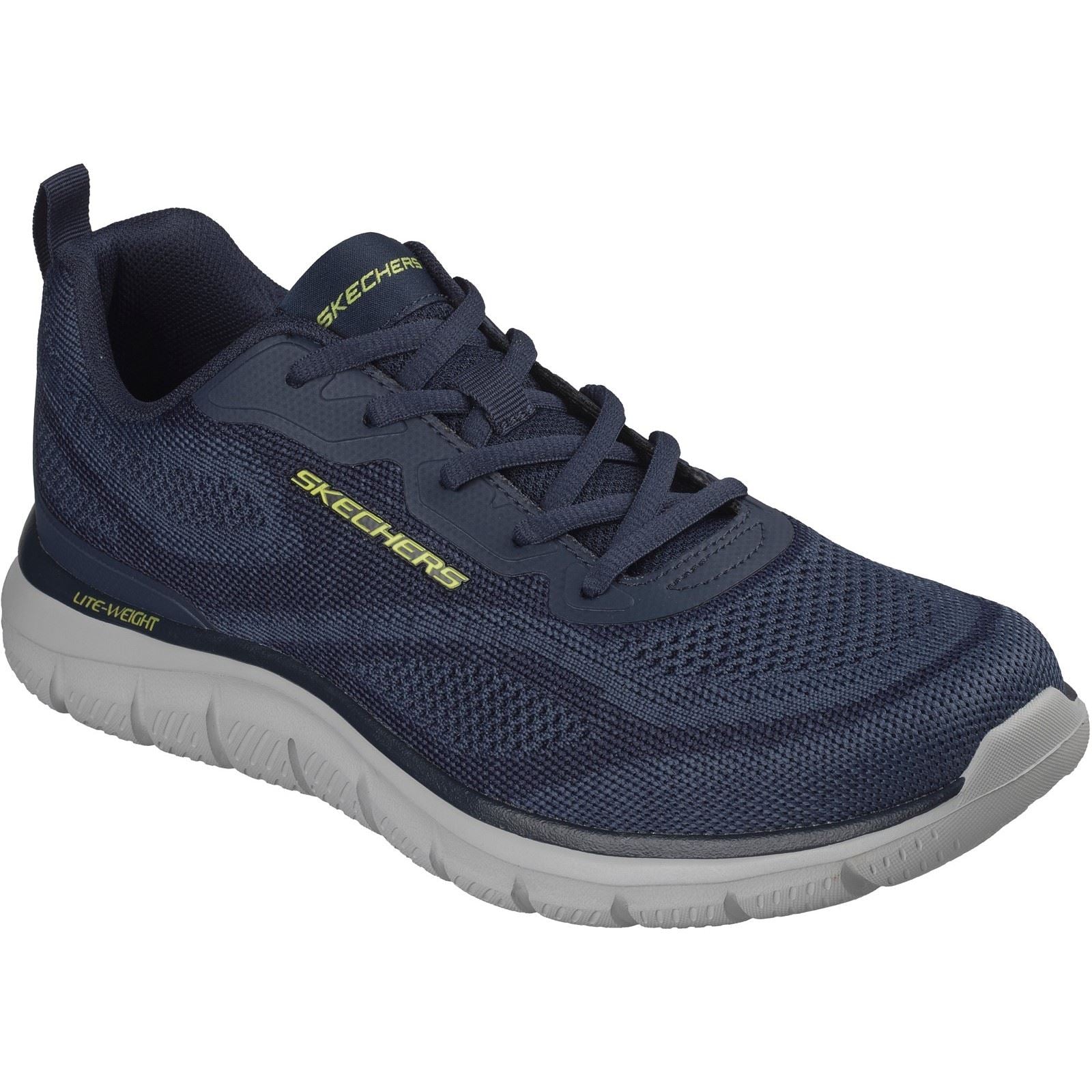 Skechers Track Pohlter Textile Men's Navy Trainers