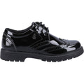 Hush Puppies Sally Youth Girls Black Patent Leather Brogues