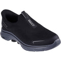 Skechers GO WALK 7 Easy On Evolution Textile Men's Black/Charcoal Trainers