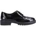 Hush Puppies Athena Patent Leather Girls's Black Brogues