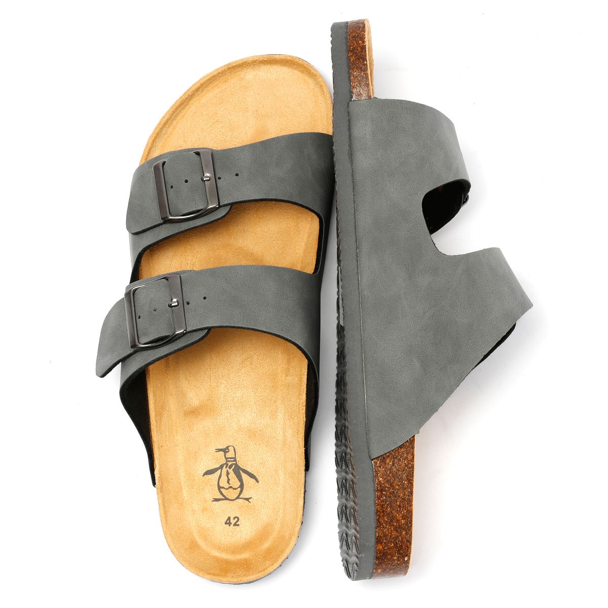 Penguin Port 2 Men's Grey Sandals
