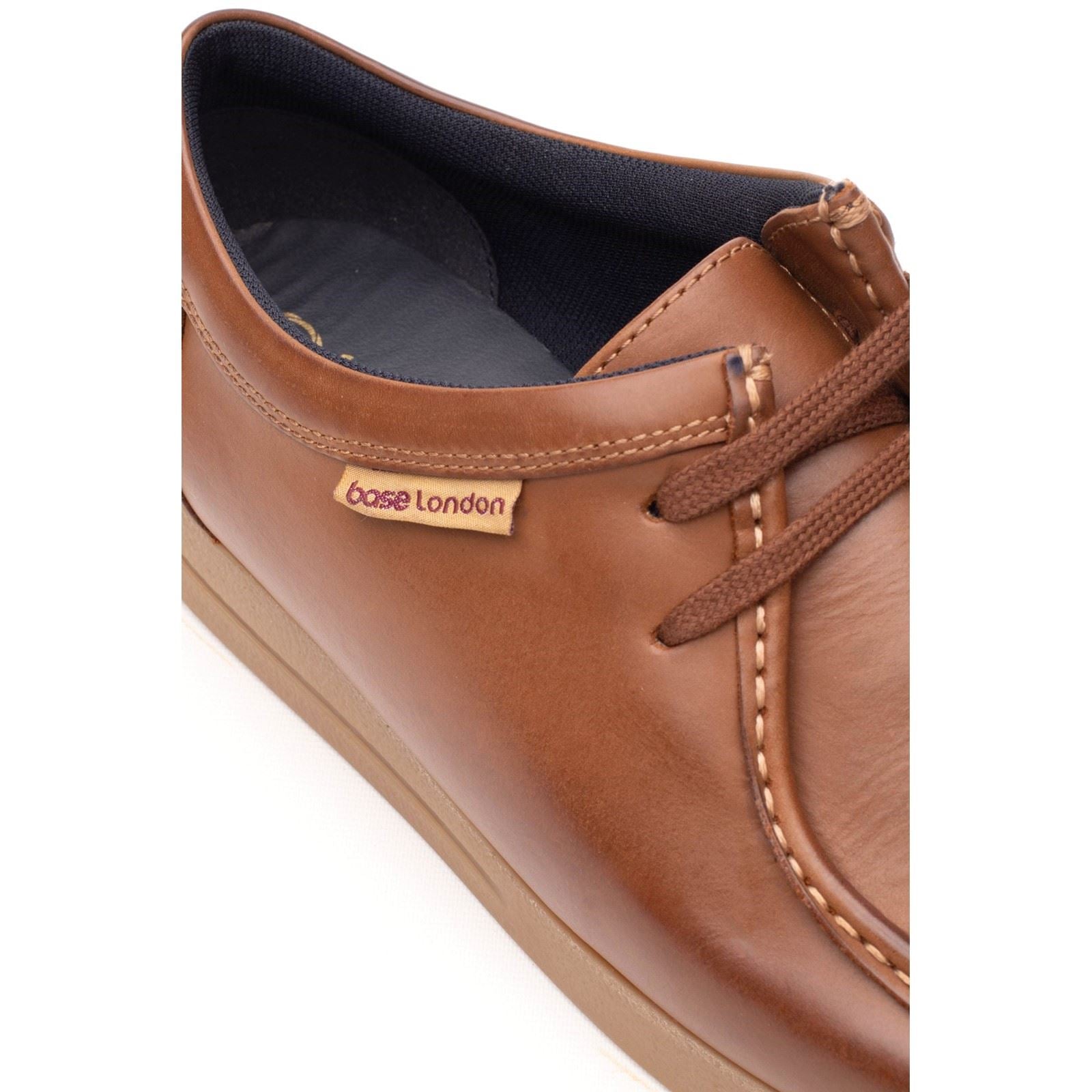 Base London Koko Leather Men's Tan Moccasins Shoes
