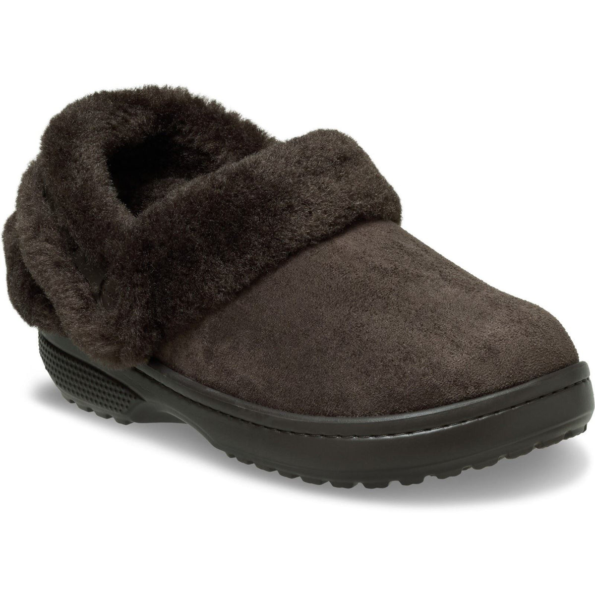 Crocs Unfurgettable Vegan Suede Polyester Women's Espresso Clogs
