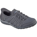 Skechers Breathe-Easy - Roll-With-Me Textile Women's Charcoal Trainers