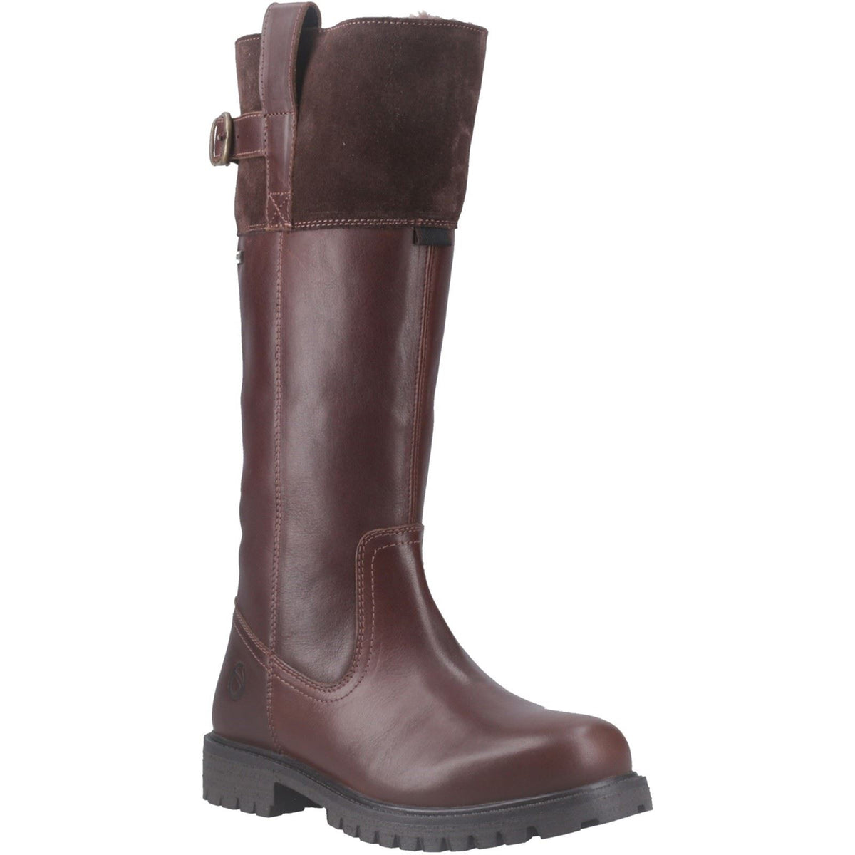 Cotswold Malmesbury Leather Women's Brown Boots