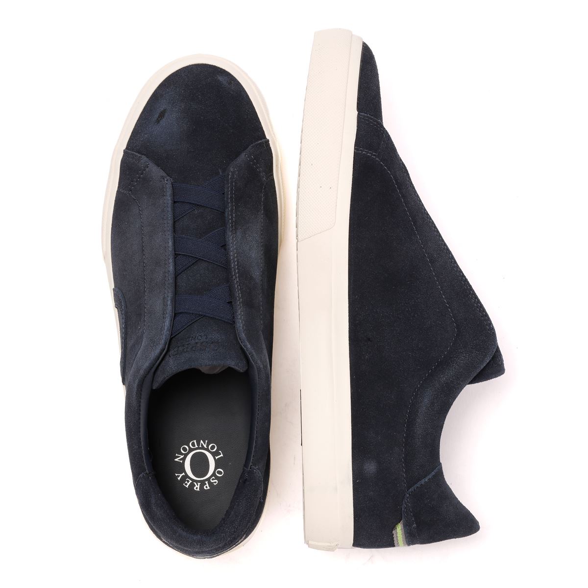 Osprey London The Vermont Suede Men's Navy Trainers