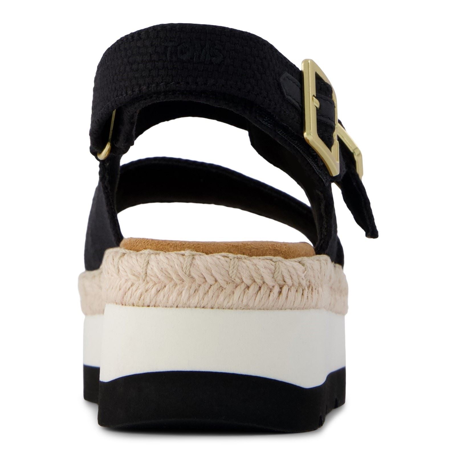 TOMS Giana Textile Women's Black Beachside Sandals