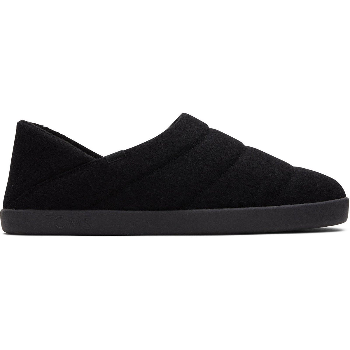 TOMS Ezra Polyester Men's Black Slippers