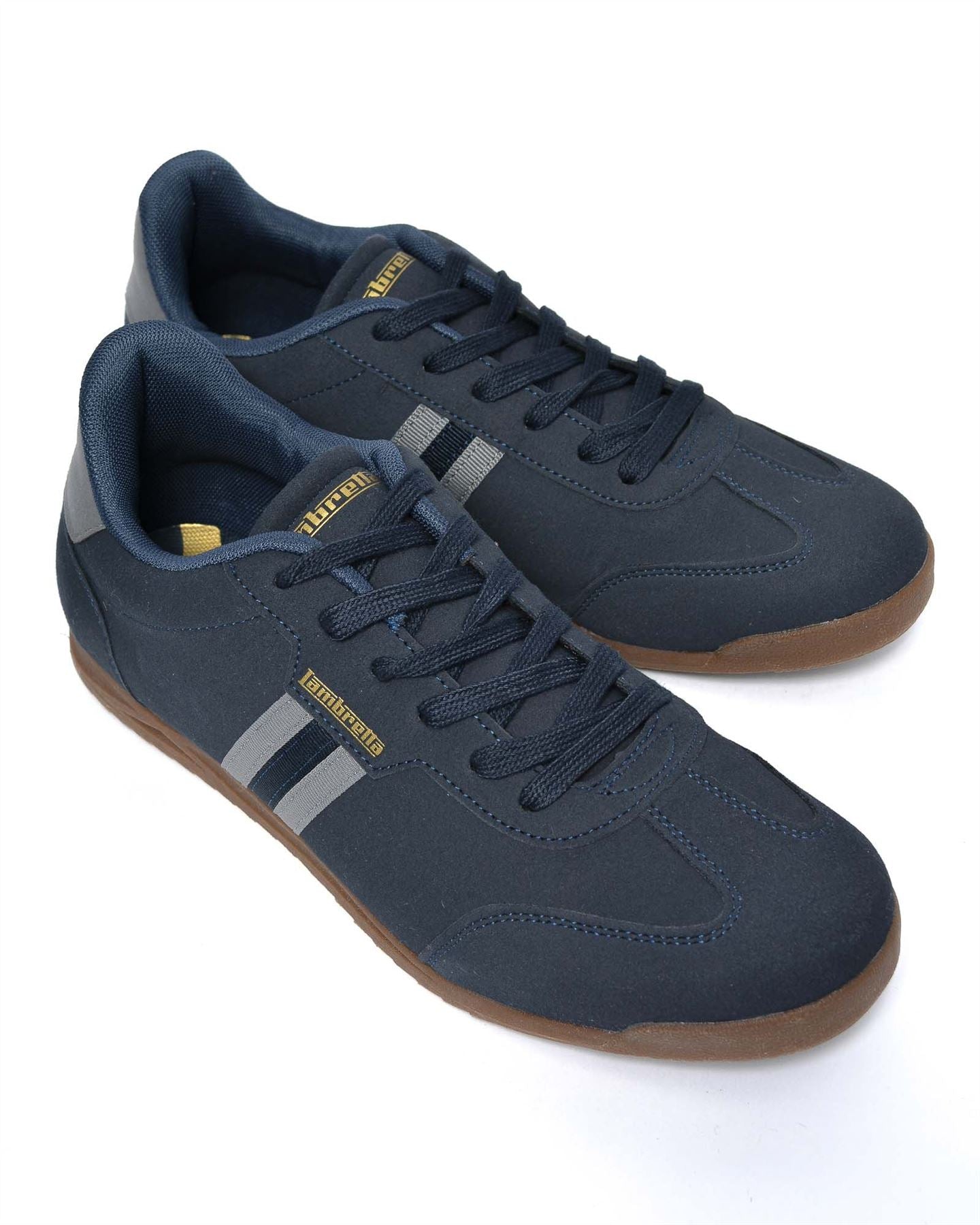 Lambretta Tackle Men's Navy/Charcoal Trainers
