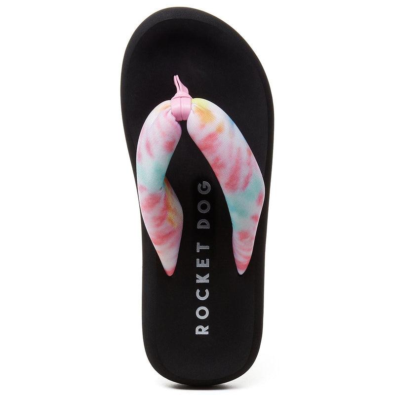 Rocket Dog Sunset Puff Tucker Textile Women's Pastel/Multi Flip Flops