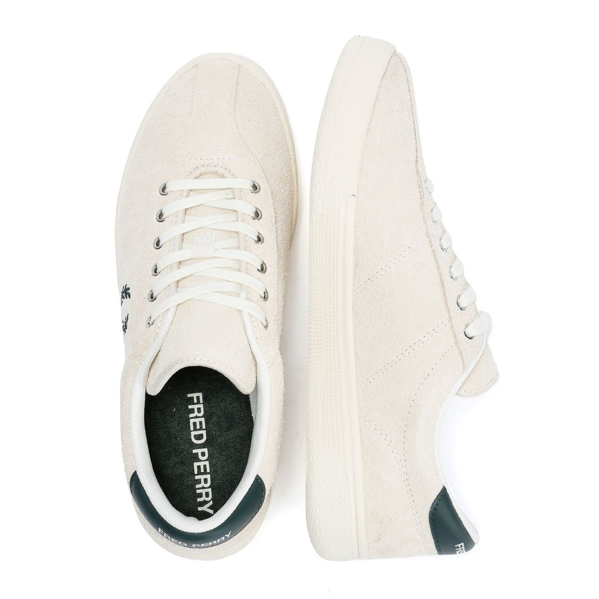 Fred Perry Tennis Shoe Suede Men's Ecru/Grassroot Trainers