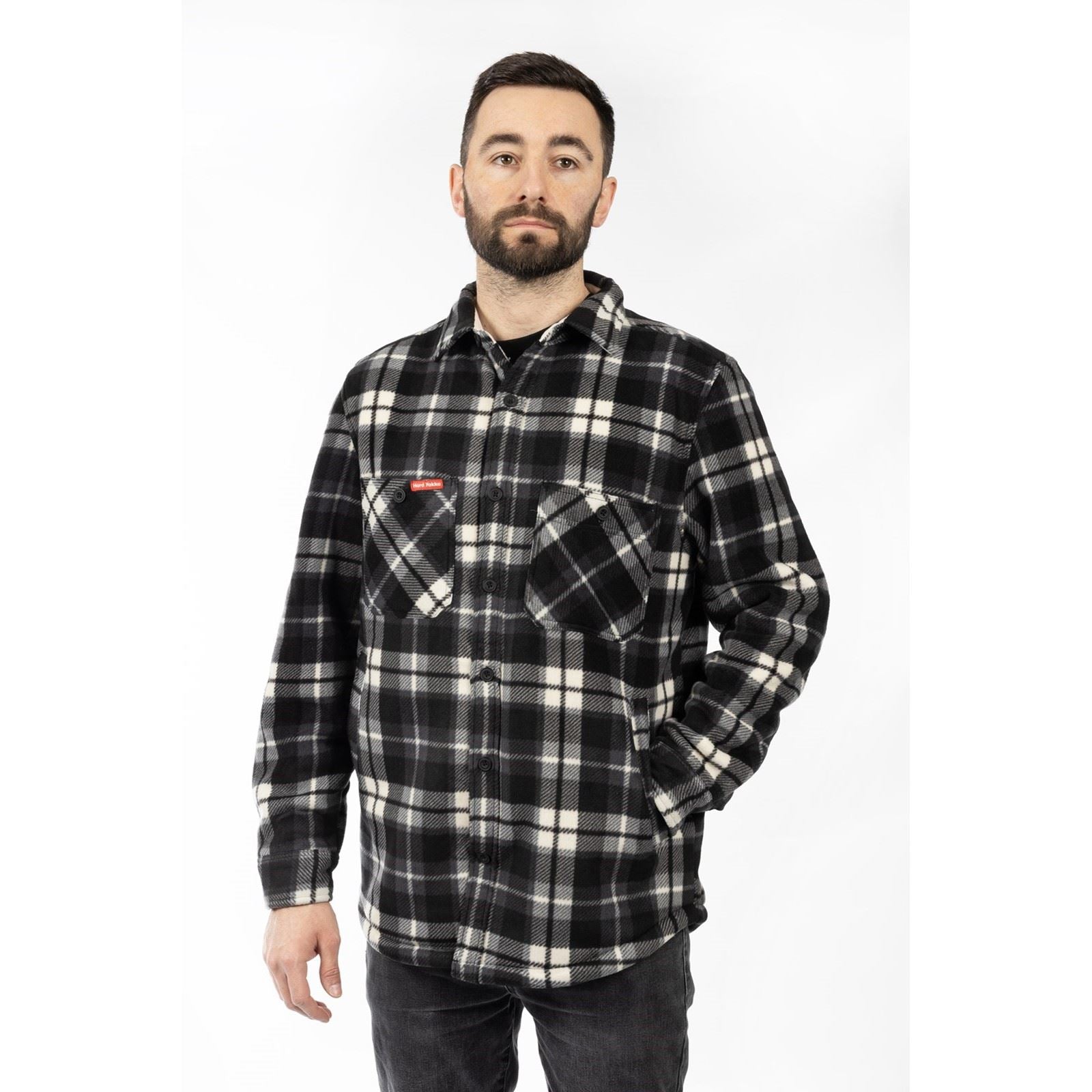 Hard Yakka Sherpa Men's Grey Fleece Jacket
