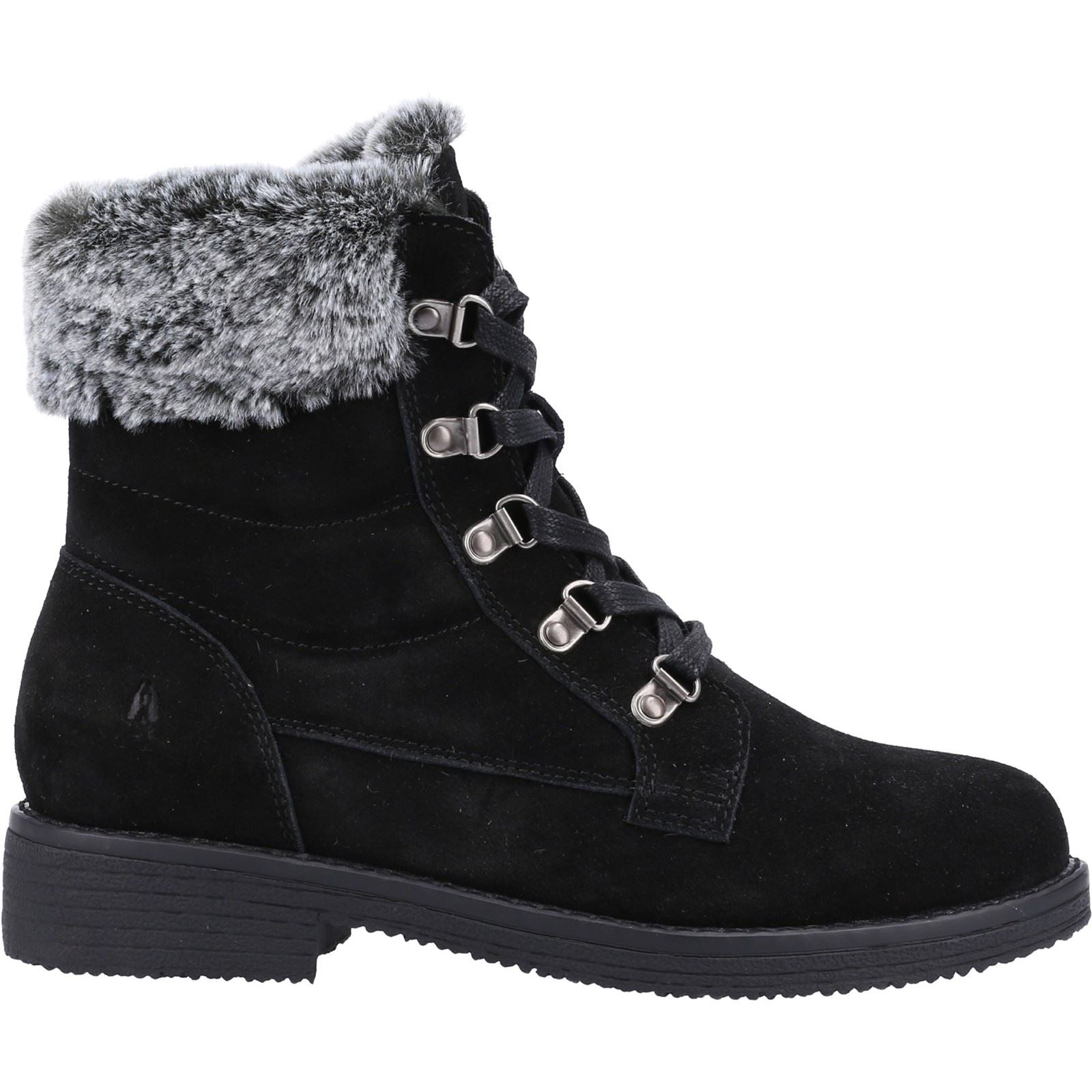 Hush Puppies Florence Leather Women's Black Boots