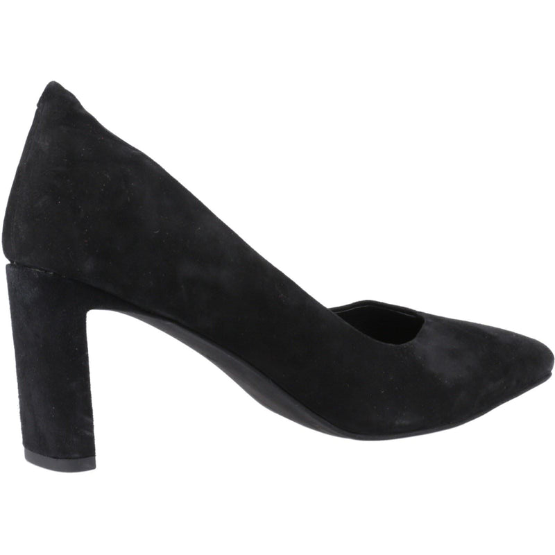 Hush Puppies Olivia Suede Women's Black Shoes