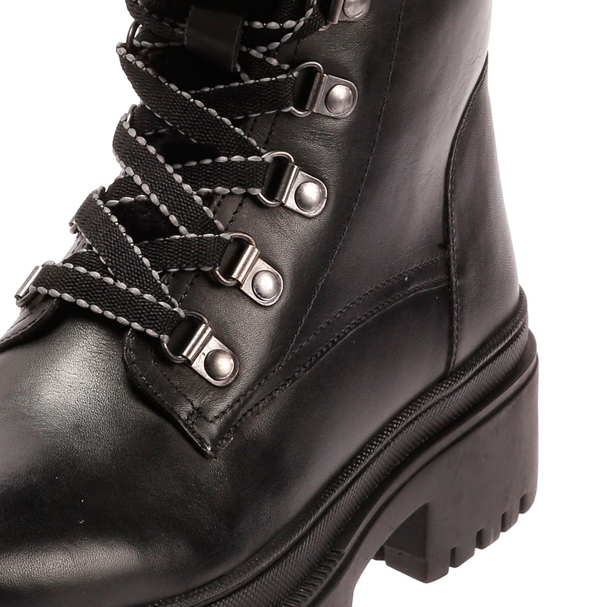 Osprey London The Budapest Leather Women's Black Boots