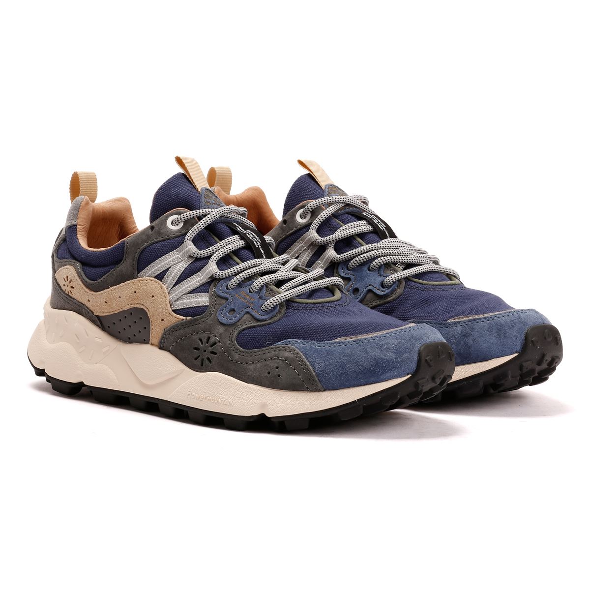 Flower Mountain Yamano 3 Men's Navy/Grey Trainers