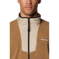 Columbia Sequoia Grove Half Zip Fleece Polyester Men's Brown Zip Neck Pullovers