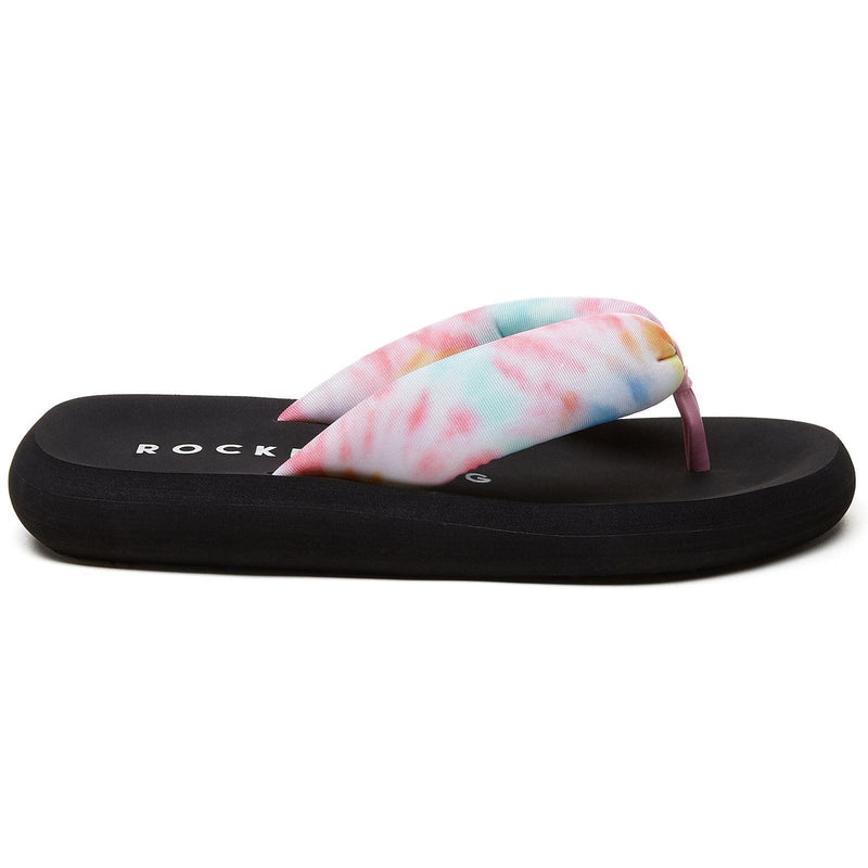 Rocket Dog Sunset Puff Tucker Textile Women's Pastel/Multi Flip Flops