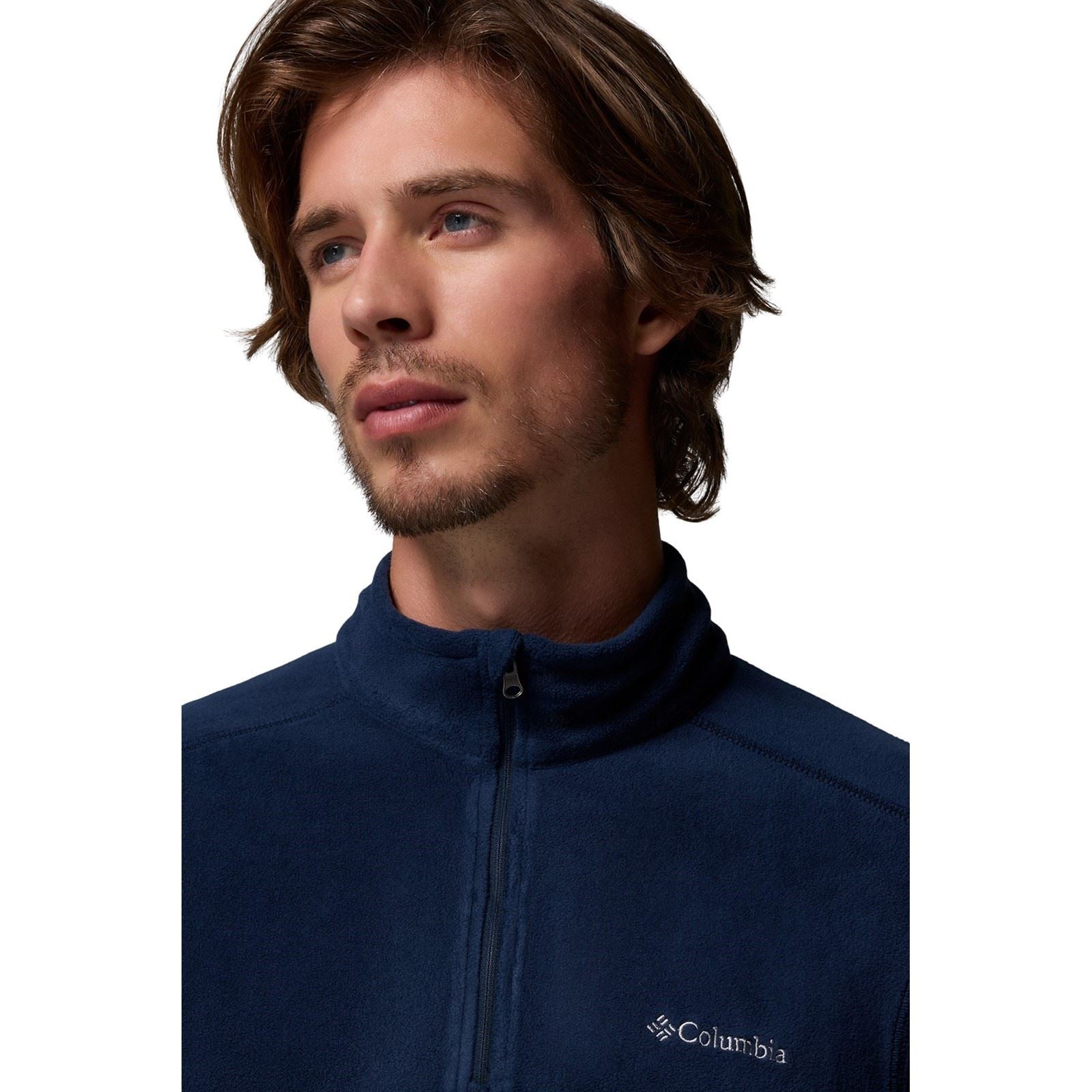 Columbia Klamath Range II Half Zip Men's Blue Fleece Jacket
