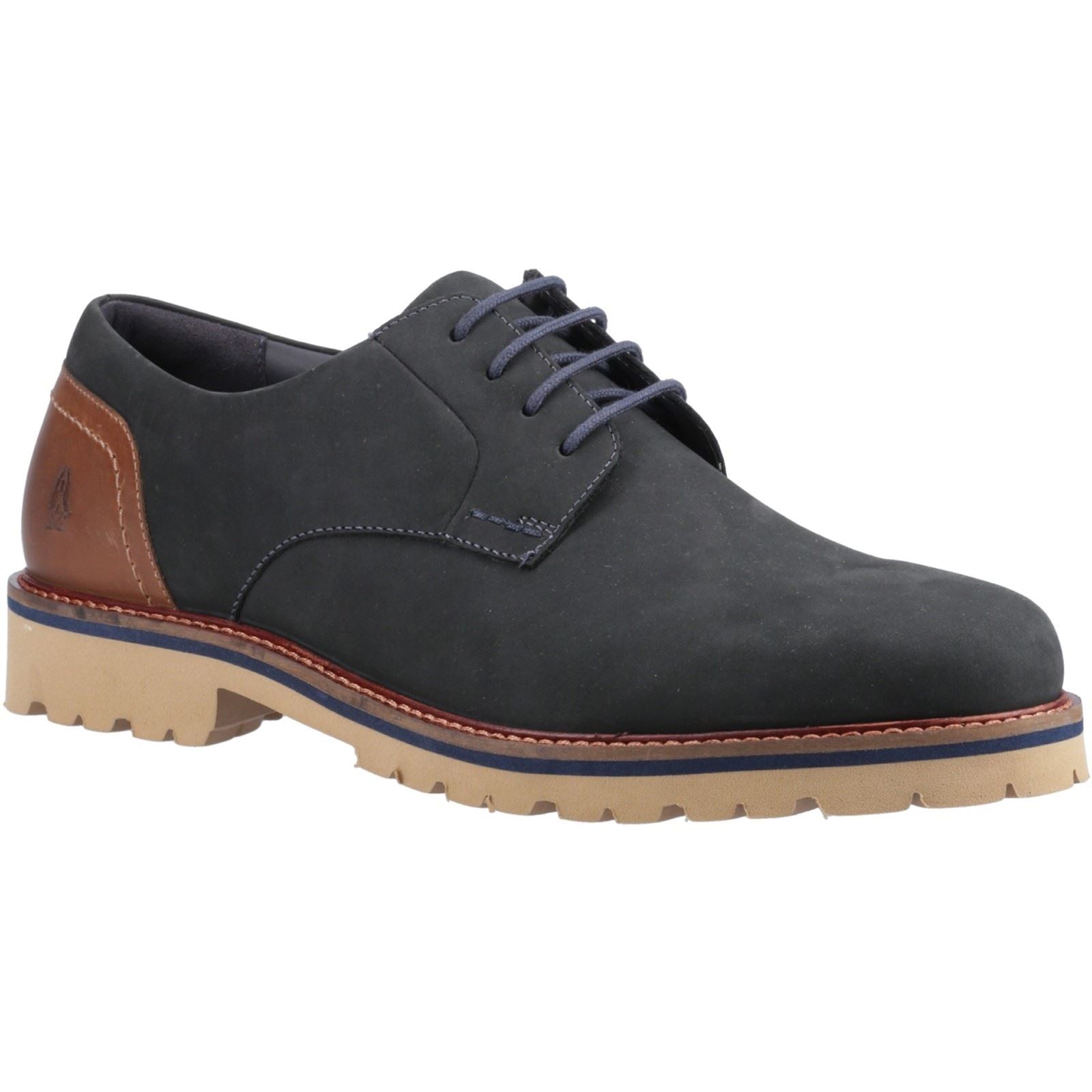 Hush Puppies Marcus Nubuck Men's Navy Lace-Up Shoes