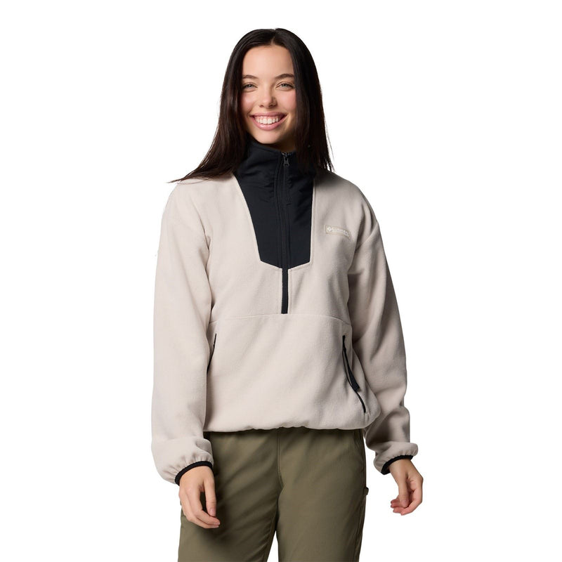 Columbia Sequoia Grove 1/2 Zip Fleece Polyester Women's Brown Pullover