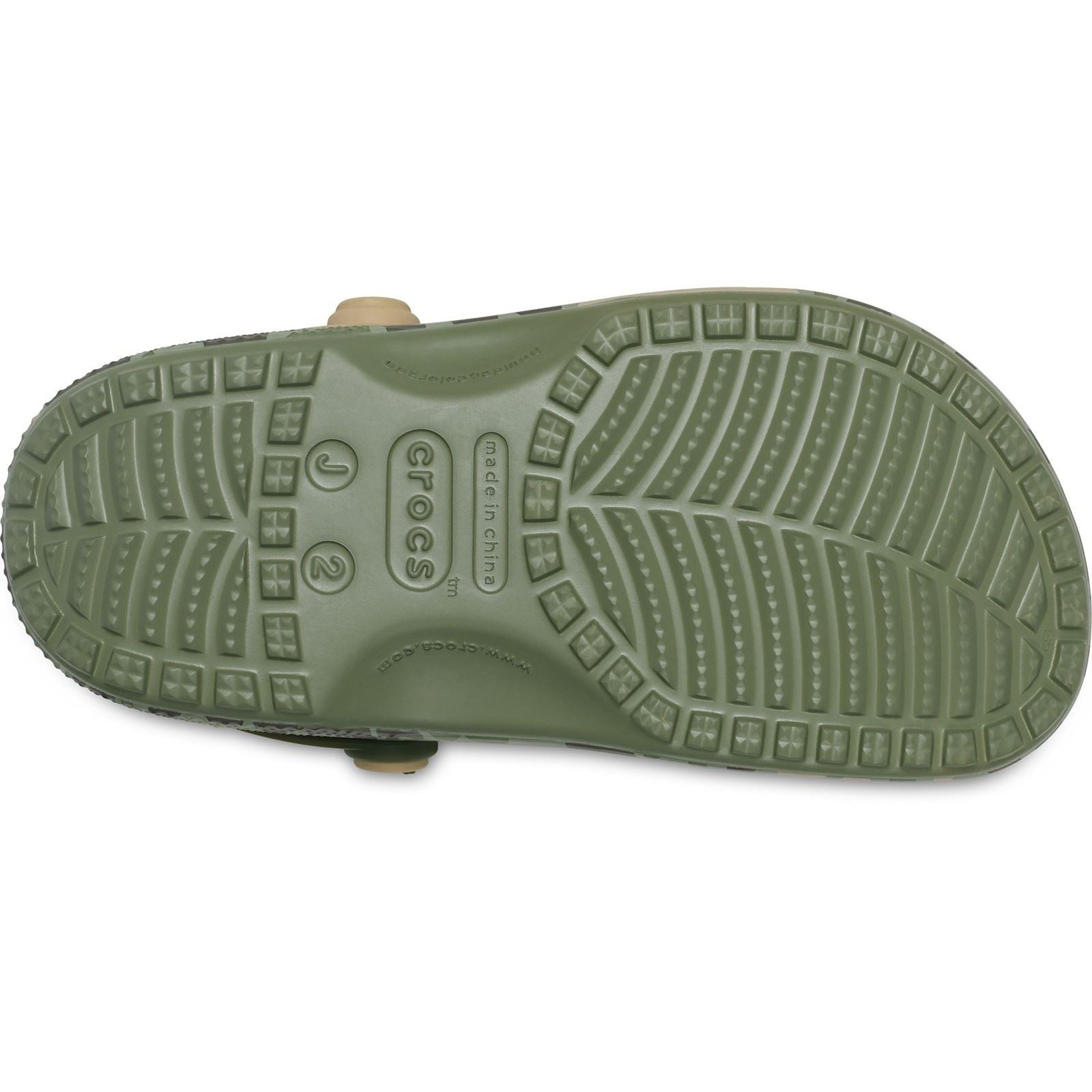 Crocs Classic Strap-Back Camo EVA Boy's Cargo/Multi (Backstrap GLOW) Casual Shoes - Clogs