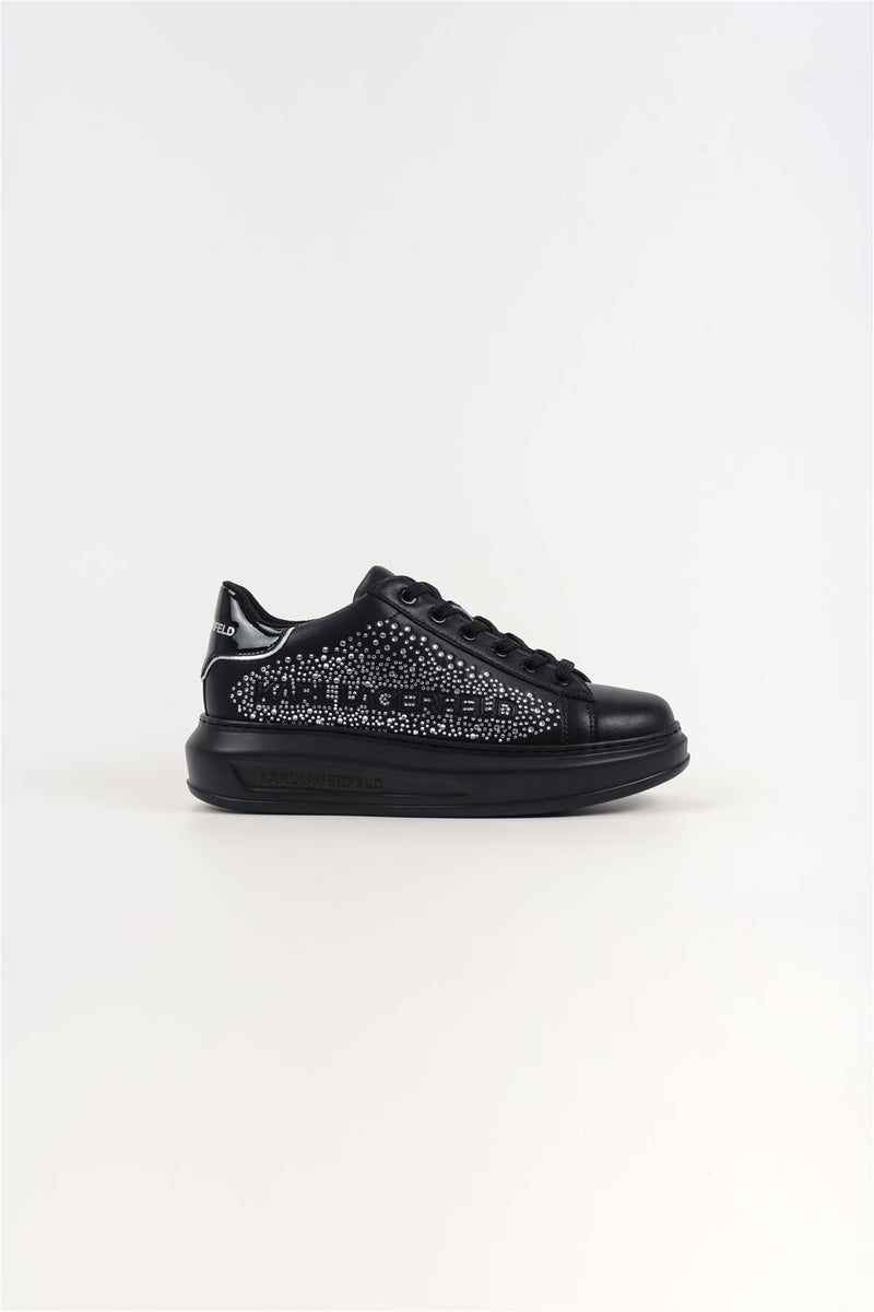 Karl Lagerfeld Kapri Konstellation Leather Women's Black/Silver Trainers