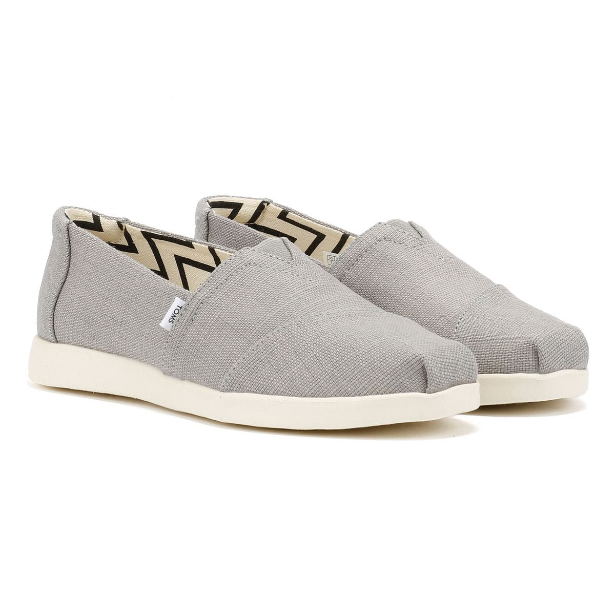 TOMS Alpargata Plus Heritage Canvas Women's Drizzle Grey Espadrilles