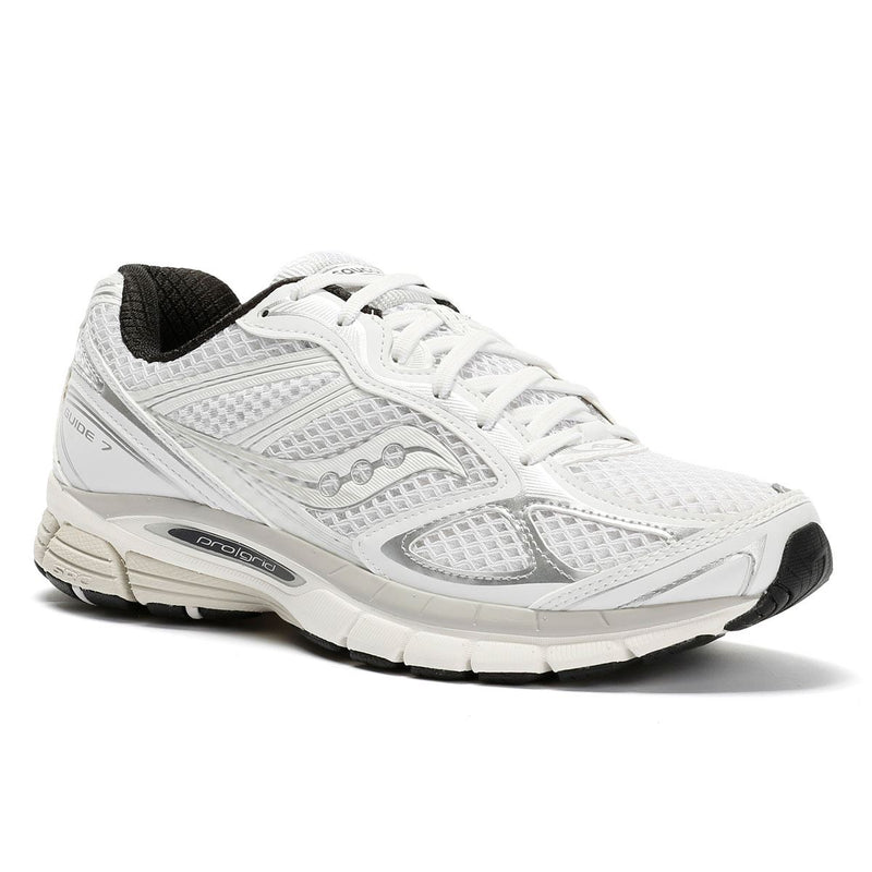 Saucony ProGrid Guide 7 White/Black Trainers