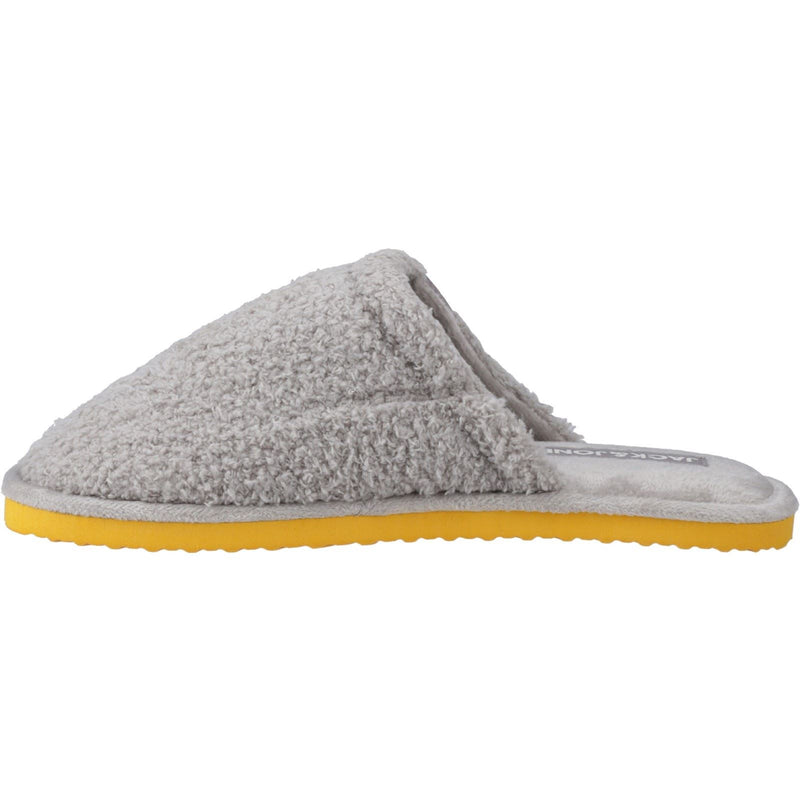 Jack & Jones Harry Fluff Synthetic Men's Frost Grey Slippers