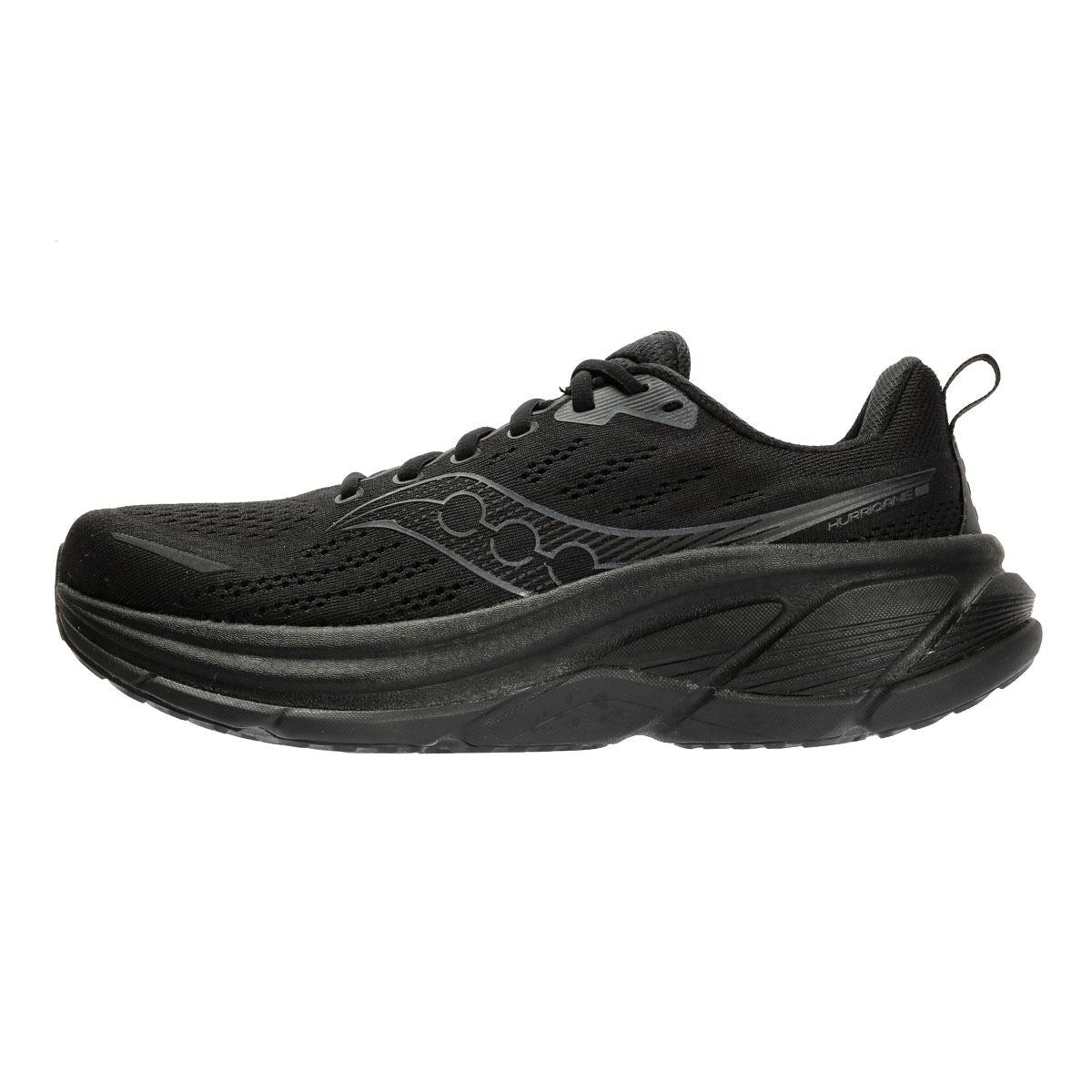 Saucony Hurricane 25 Men's Triple Black Trainers