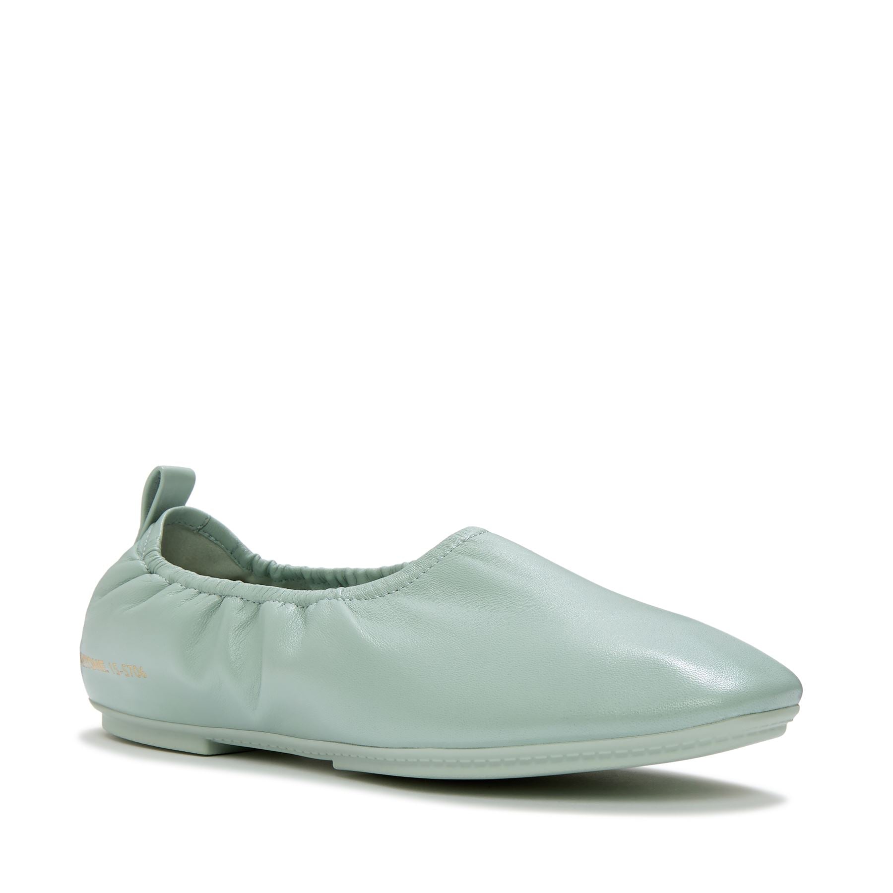 FitFlop X Pantone Delicato Ballerina Leather Women's Green Shoes