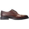 Base London Magnus Leather Men's Burnt Brown Oxford Shoes