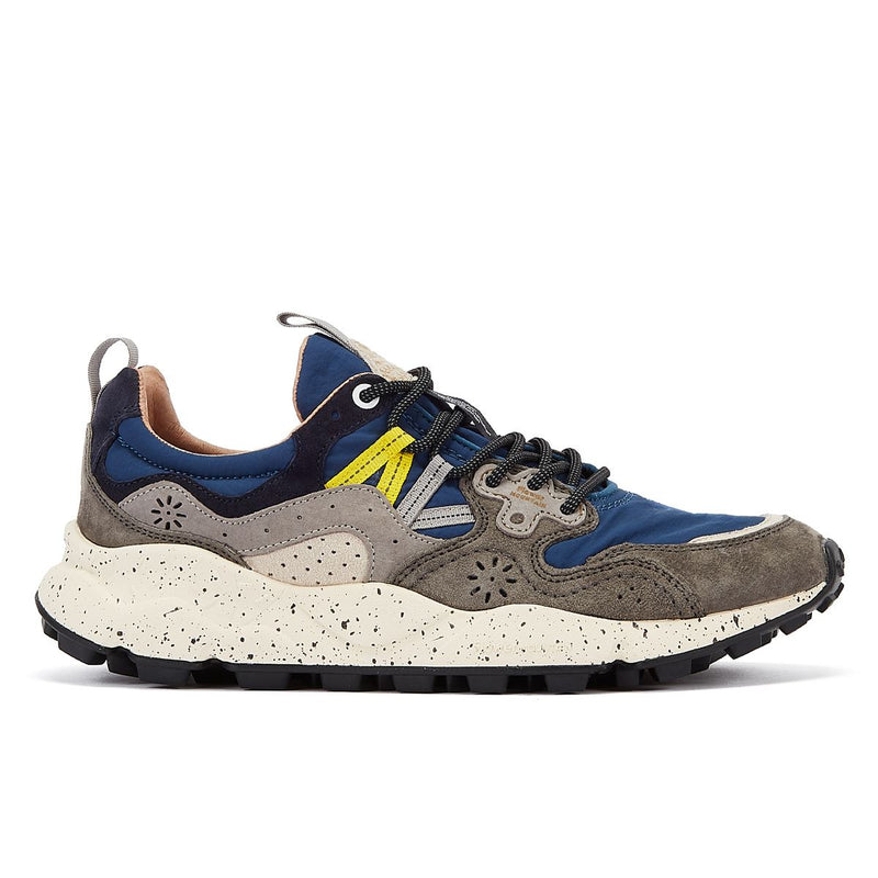 Flower Mountain Yamano Suede Men's Grey/Blue Trainers
