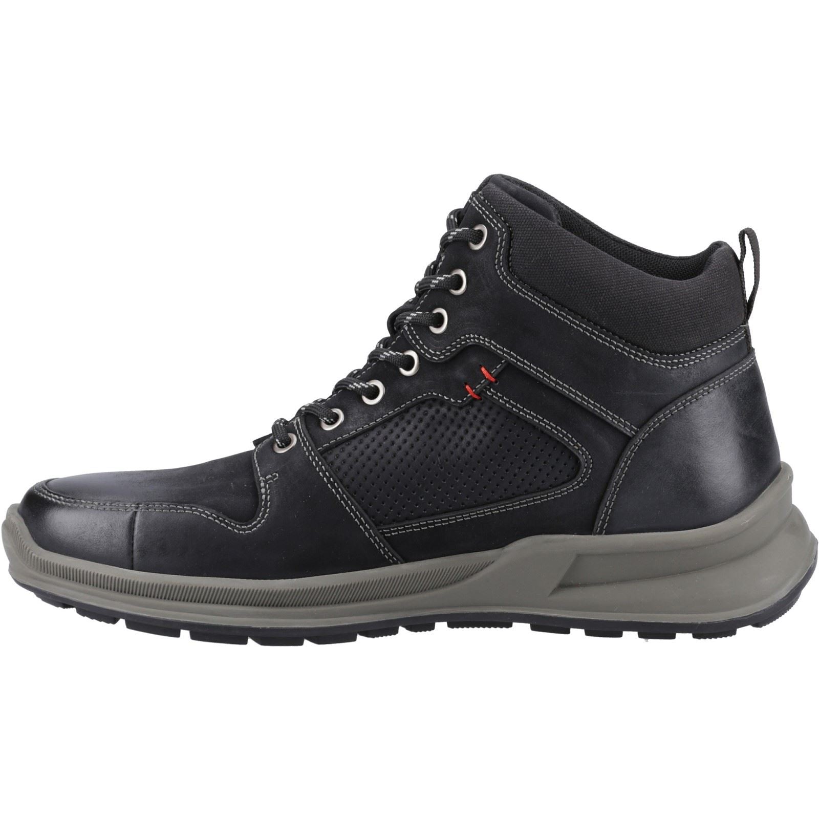 Hush Puppies Arnie Leather Men's Black Boots