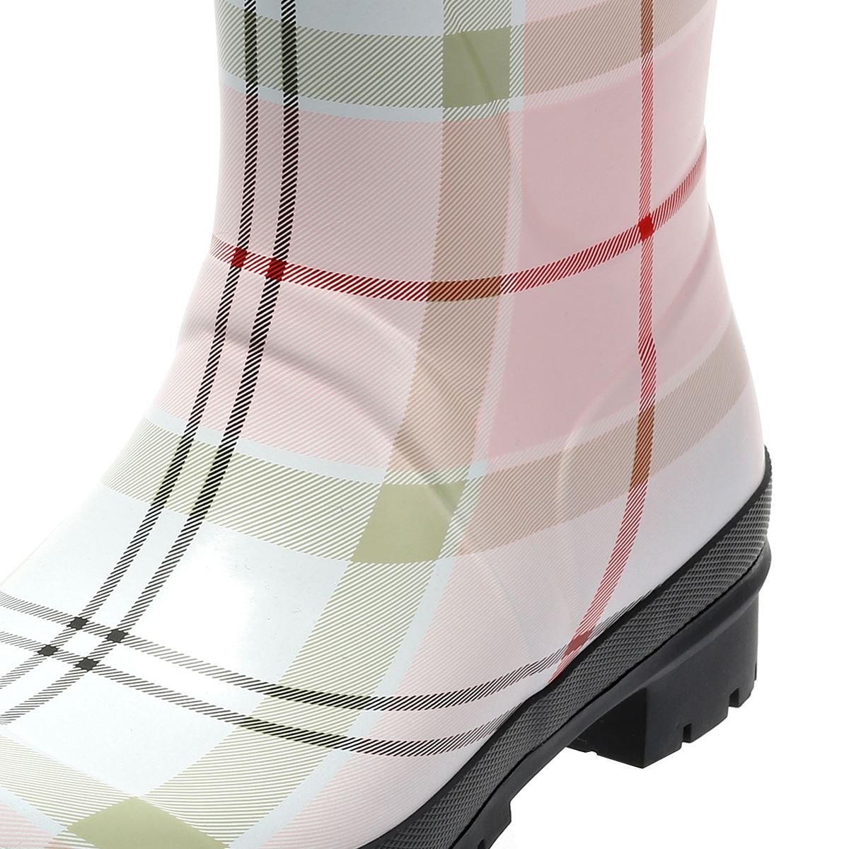 Barbour Banbury Mid Cut Women's Cherry Blossom Tartan Wellington Boots