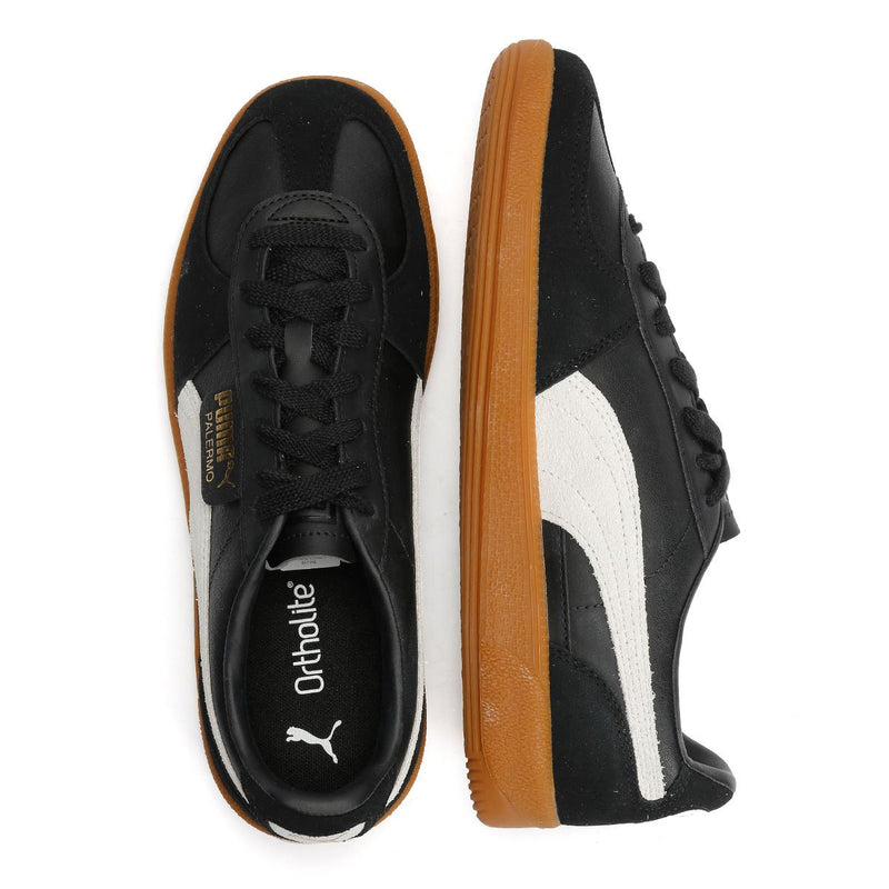 Puma Palermo Leather Black Trainers