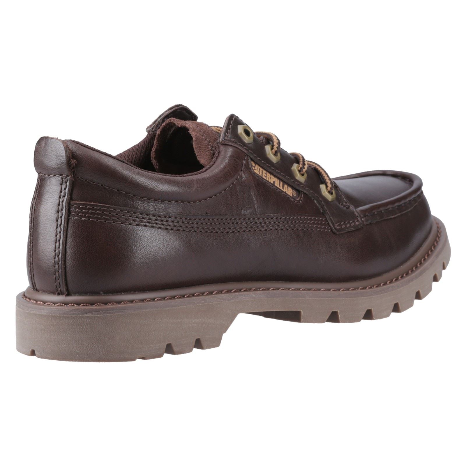 Caterpillar Colorado Moc Toe Low Leather Men's Dark Brown Lace-Up Shoes