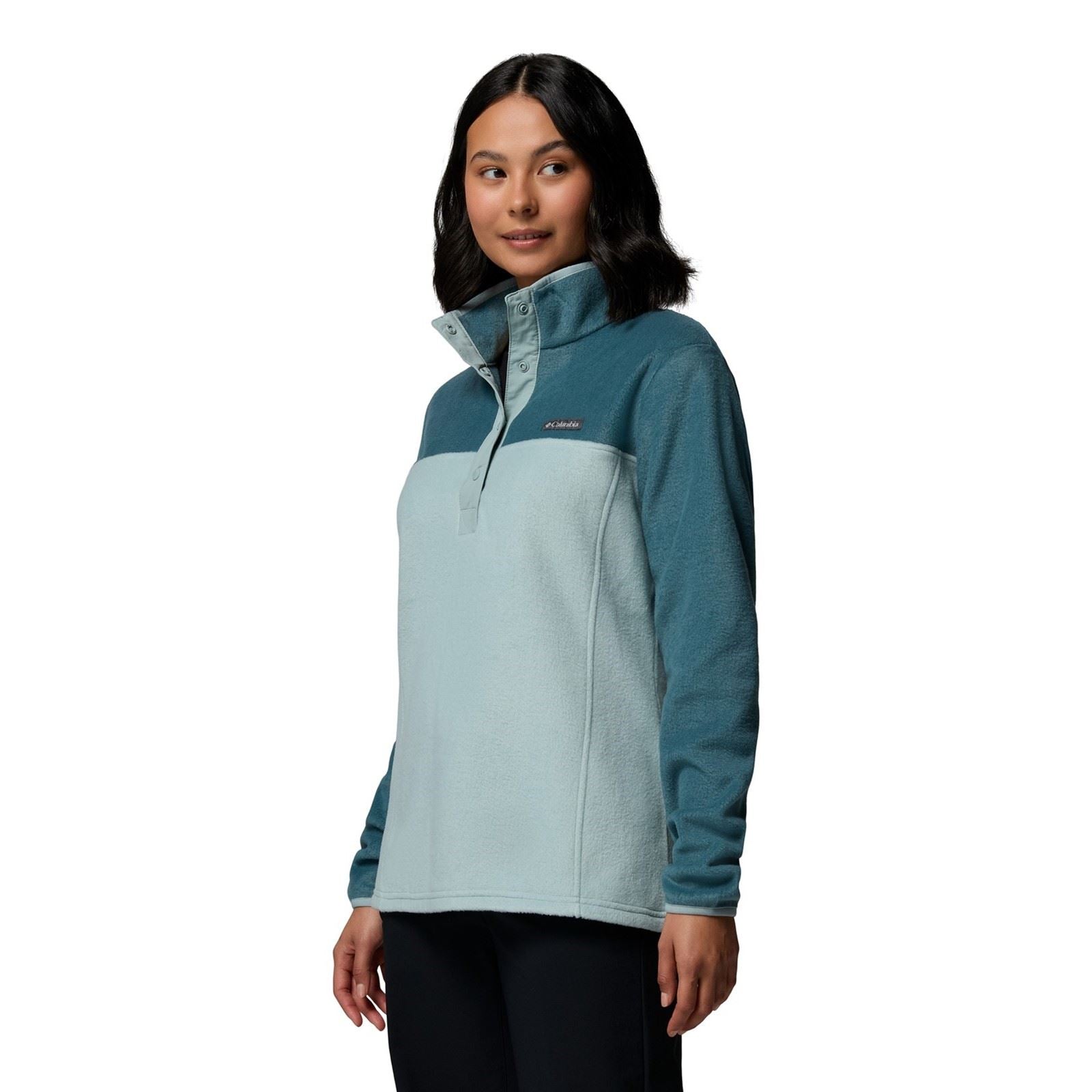Columbia Benton Springs 1/2 Snap Pull Over II Polyester Women's Blue Pullover