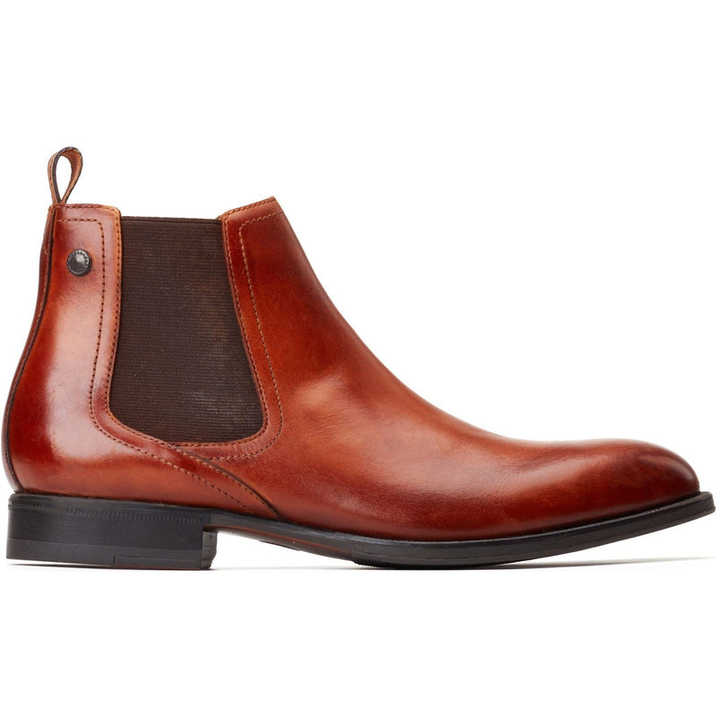 Base London Whittle Leather Men's Burnt Tan Boots